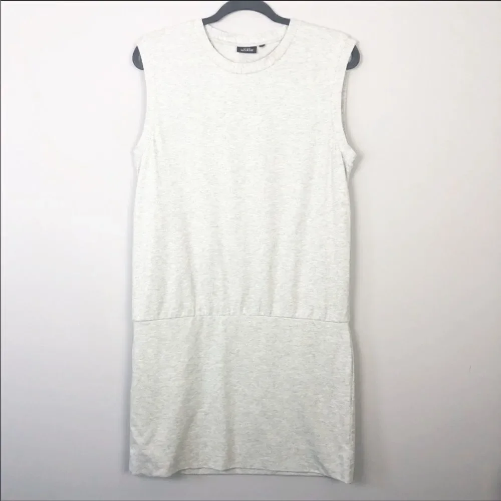 KATE SPADE SATURDAY | Cotton Mini Dress Gray M